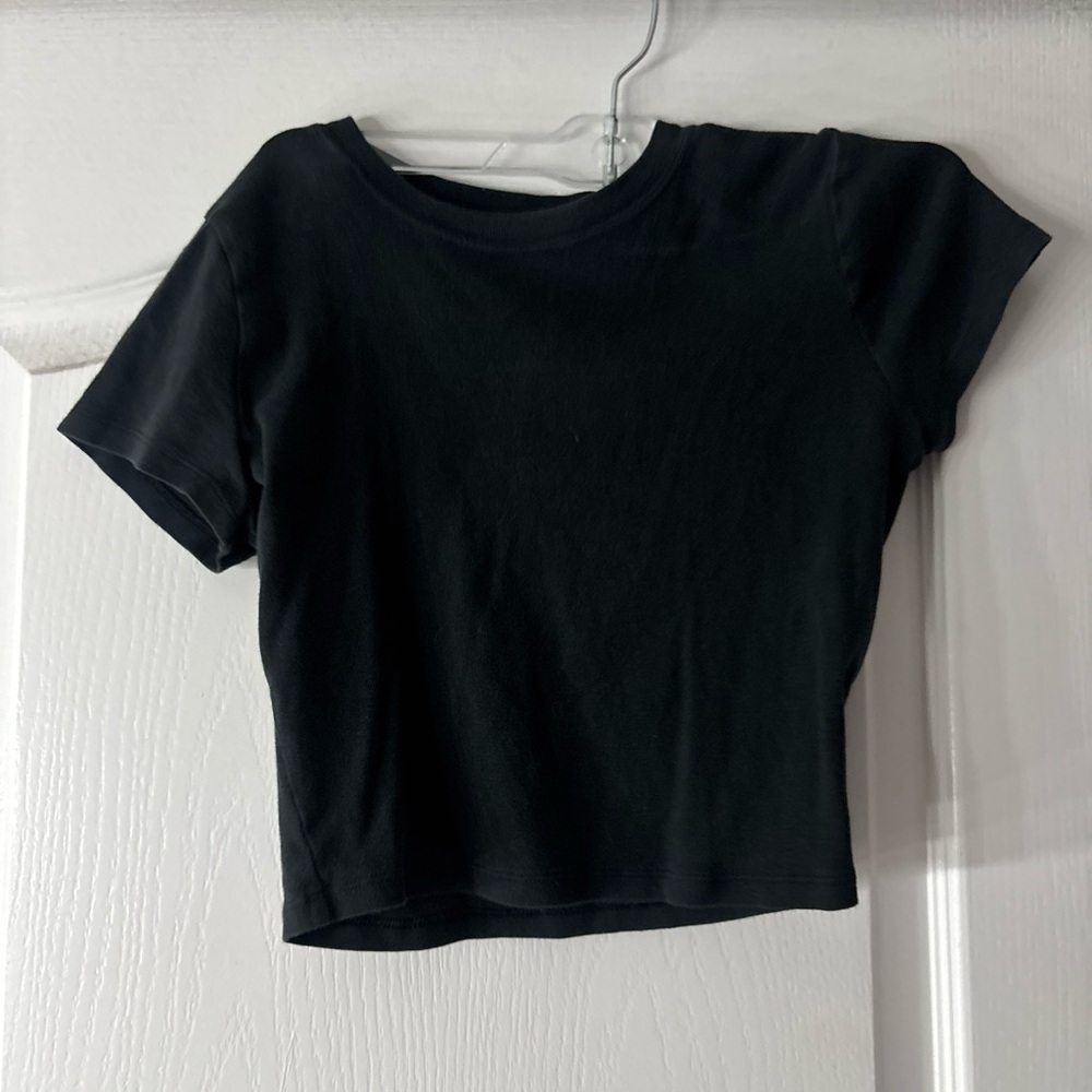 Hollister Black Crop Top